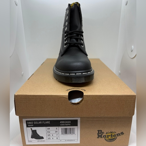 Dr. Martens 1460 SOLAR FLARE Reclaimed Leather Lace Up Boots/ Size US 7M-8W/ NWB - Picture 5 of 10